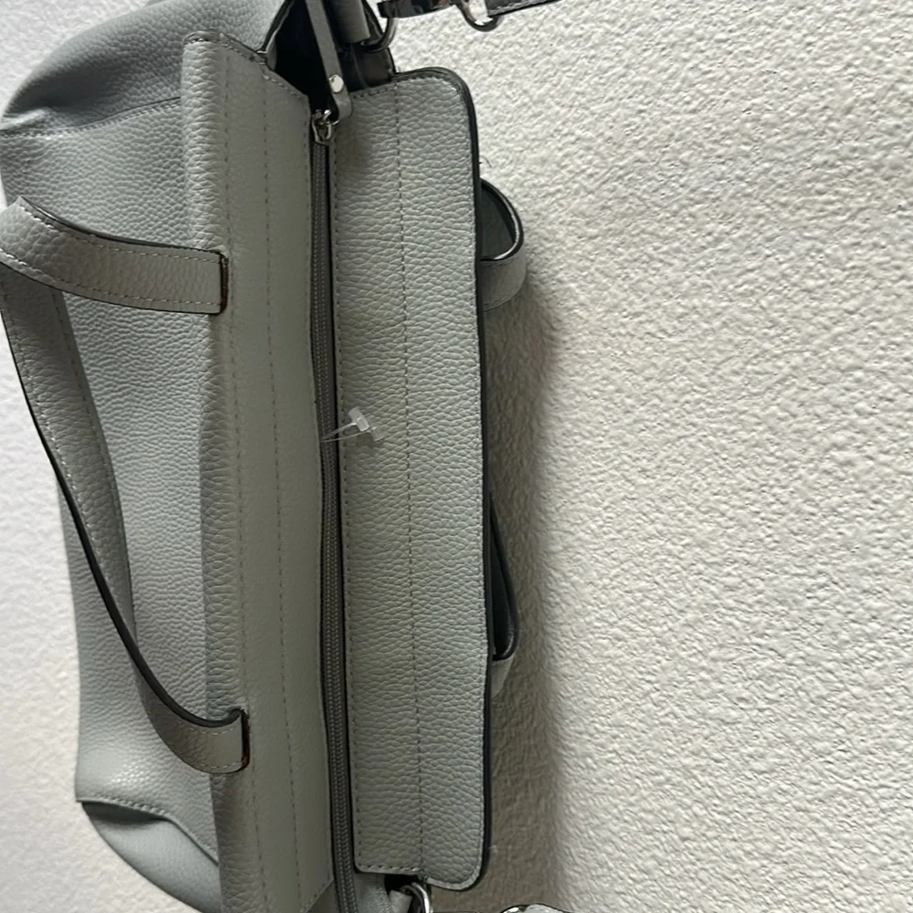 Nanette Lepore Blue purse with a removable crossbody strap and 2 handles | EUC - Picture 9 of 9